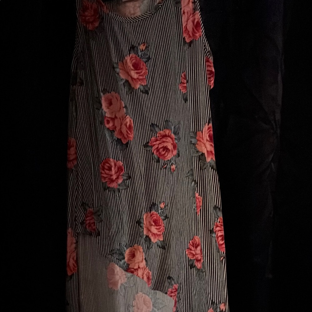 Floral Striped Dress